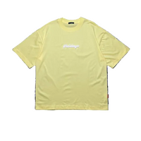 Men Embroidery Oversized Tee - Yellow - SM2512209D