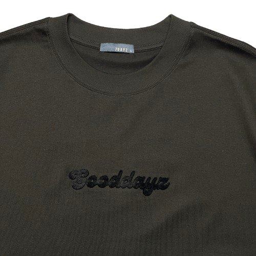 Men Embroidery Oversized Tee - Black - SM2512209F