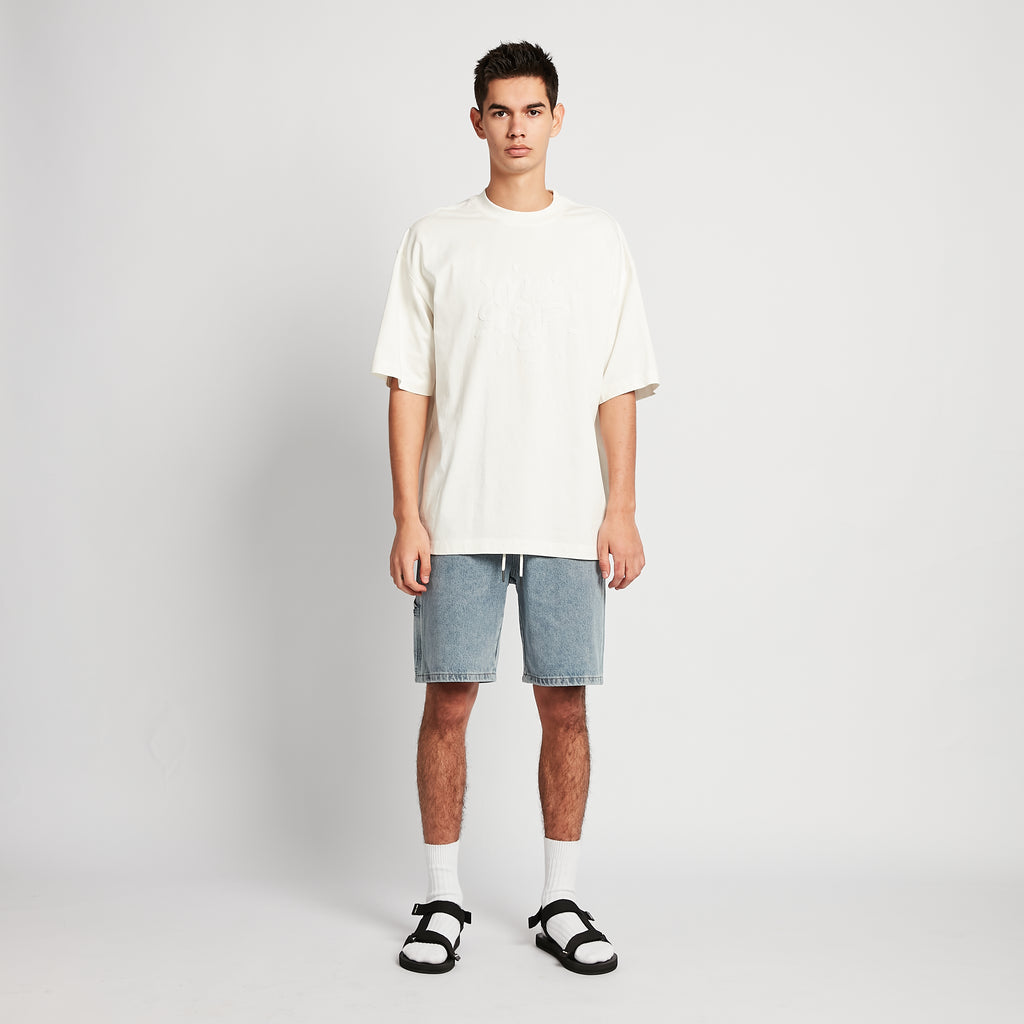 Men Cargo Shorts - Light Blue - SM2512213B