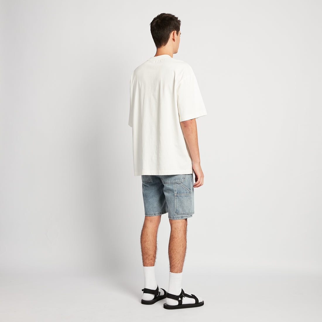 Men Cargo Shorts - Light Blue - SM2512213B