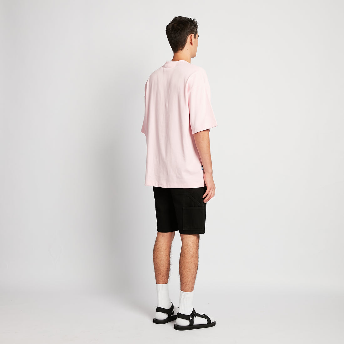 Men Cargo Shorts - Black - SM2512213D