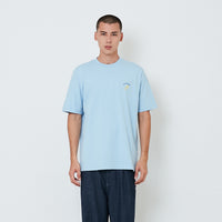 Men Graphic Tee - Light Blue - SM2512221B