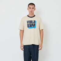 Men Graphic Tee - Khaki - SM2512223A