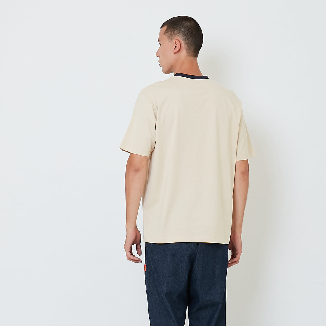 Men Graphic Tee - Khaki - SM2512223A