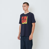 Men Graphic Tee - Navy - SM2512223B
