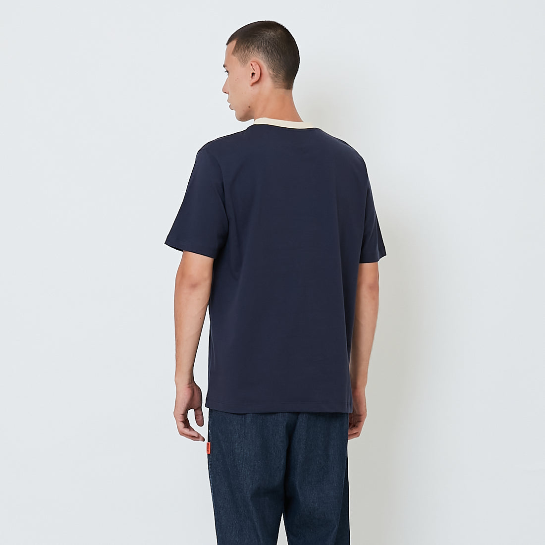 Men Graphic Tee - Navy - SM2512223B