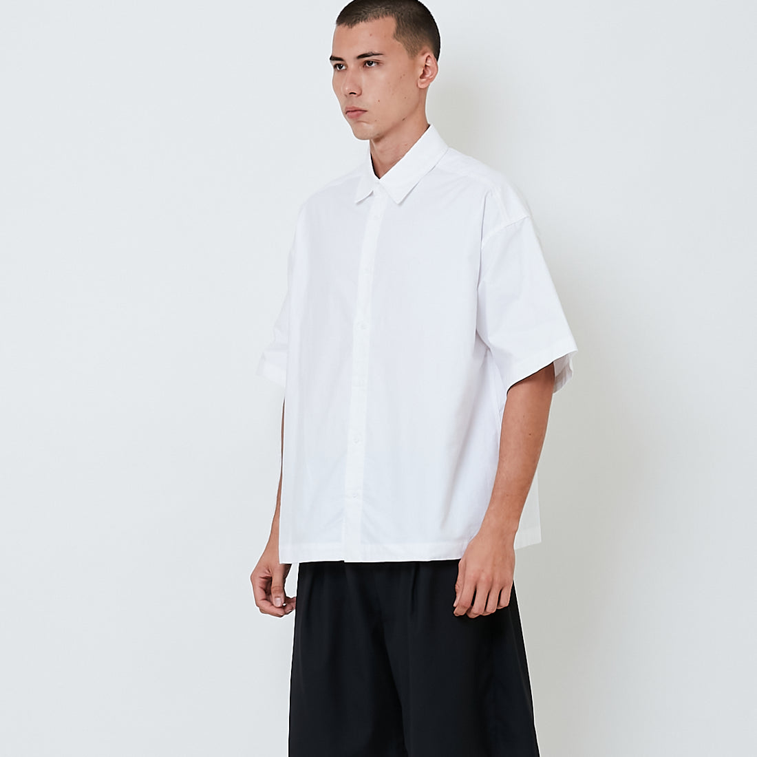 Men Oversized Shirt - Off White - SM2601002A