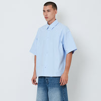 Men Oversized Shirt - Light Blue - SM2601002C