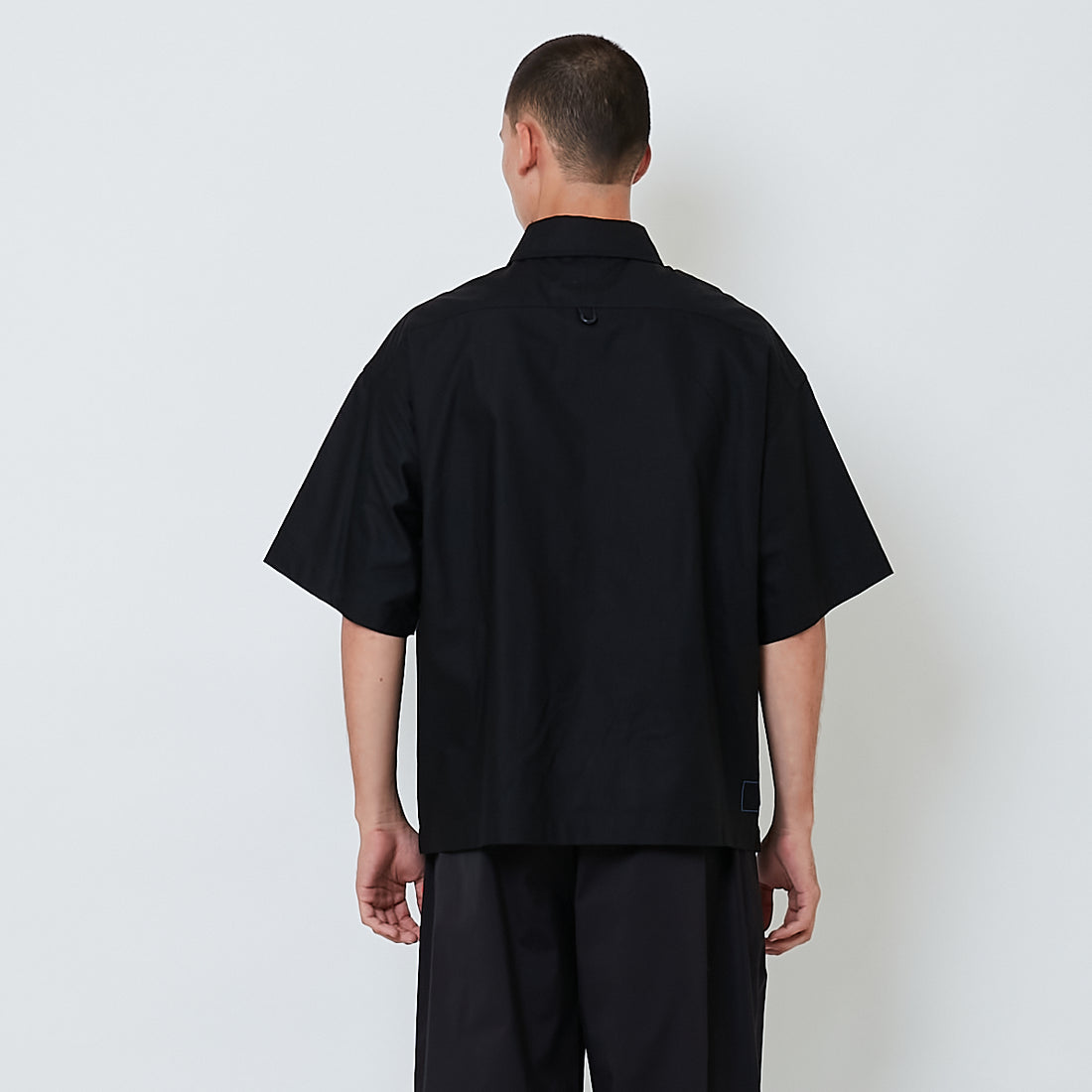 Men Oversized Shirt - Black - SM2601002D