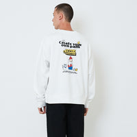 Men Oversized Sweatshirt - Off White - SM2601005A