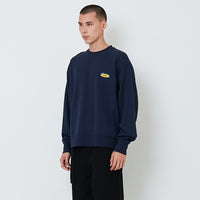 Men Oversized Sweatshirt - Navy - SM2601005B
