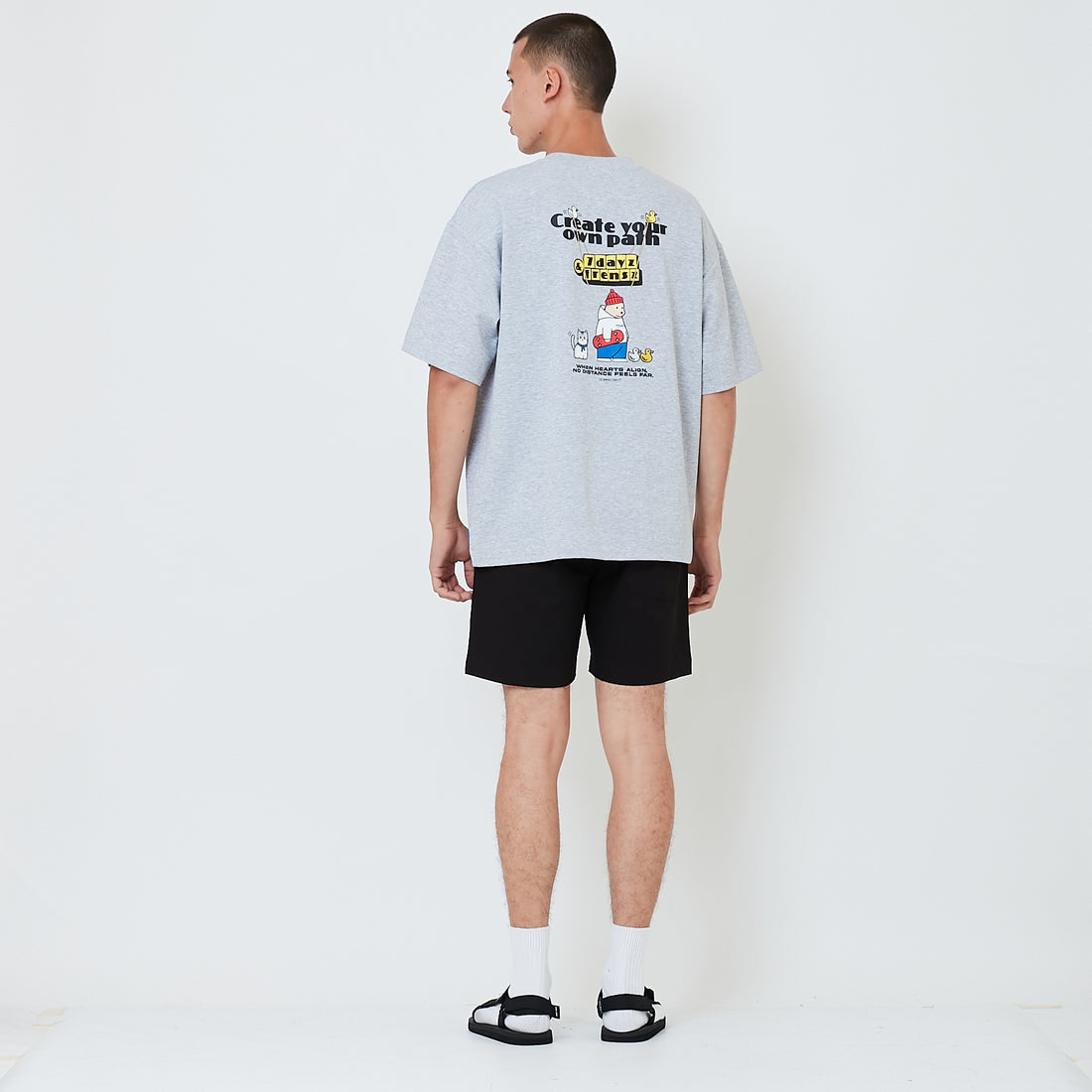 Men Twill Shorts - Navy - SM2601008C