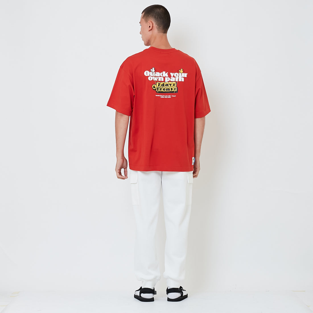 Men Pique Sweatpants - Off White - SM2601017A