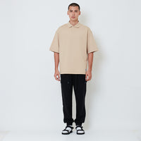 Men Pique Sweatpants - Black - SM2601017C