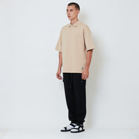 Men Pique Sweatpants - Black - SM2601017C