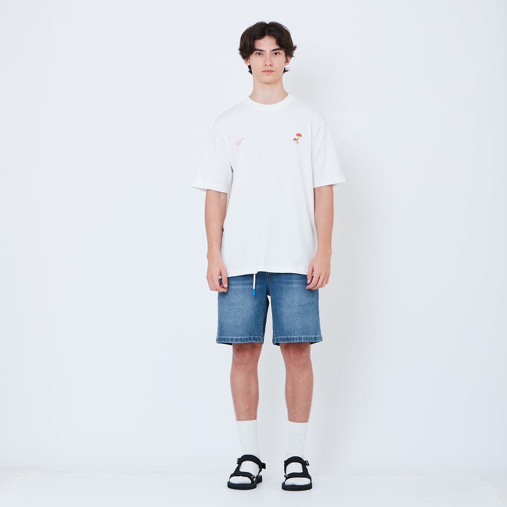 Men Denim Shorts - Light Blue - SM2602021B