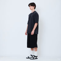 Men Wide Leg Jorts - Black - SM2602022C