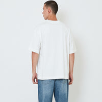Men Essential Oversized Pocket Tee - Off White - SM2602024A