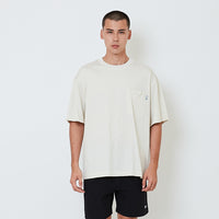 Men Essential Oversized Pocket Tee - Beige - SM2602024B