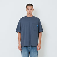 Men Essential Oversized Pocket Tee - Metal - SM2602024C