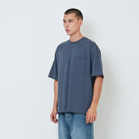 Men Essential Oversized Pocket Tee - Metal - SM2602024C
