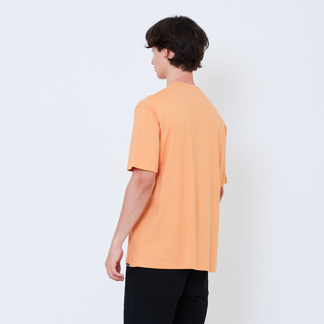Men Graphic Tee - Orange - SM2602068B