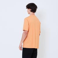 Men Graphic Tee - Orange - SM2602068B