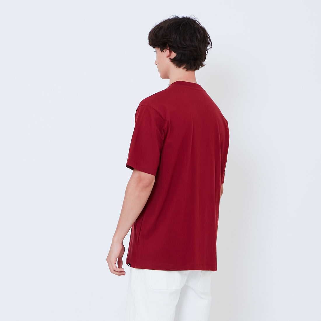 Men Graphic Tee - Maroon - SM2602068D