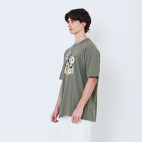 Men Graphic Tee - Dark Green - SM2602068E