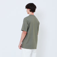 Men Graphic Tee - Dark Green - SM2602068E