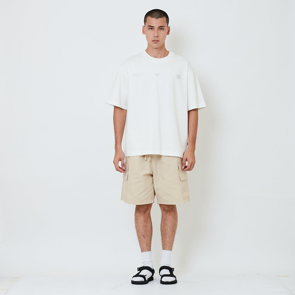 Men Ribstop Shorts - Khaki - SM2603035A