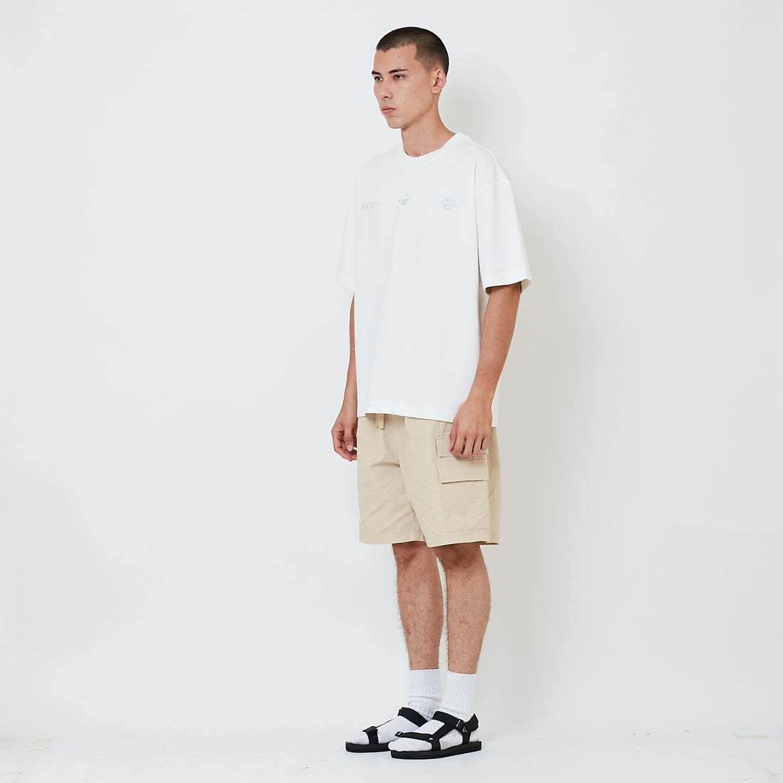 Men Ribstop Shorts - Khaki - SM2603035A