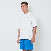 Men Embroidery Oversized Tee - Off White - SM2603040A