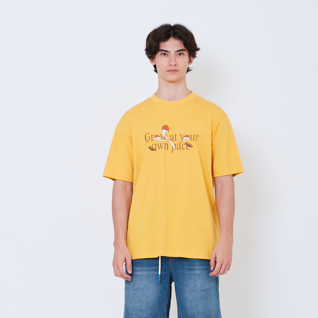 Men Graphic Tee - Yolk - SM2603069B