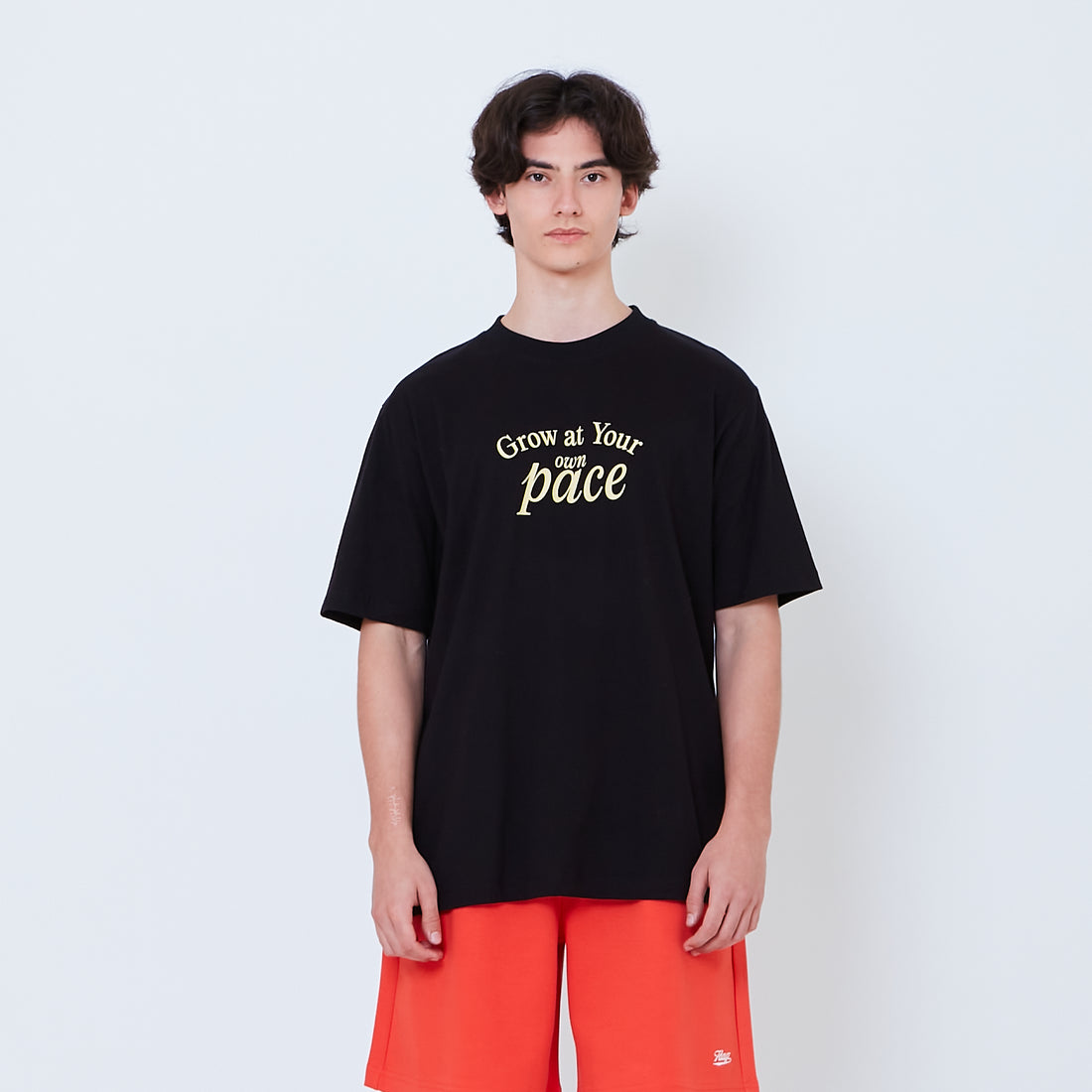 Men Graphic Tee - Black - SM2603069C