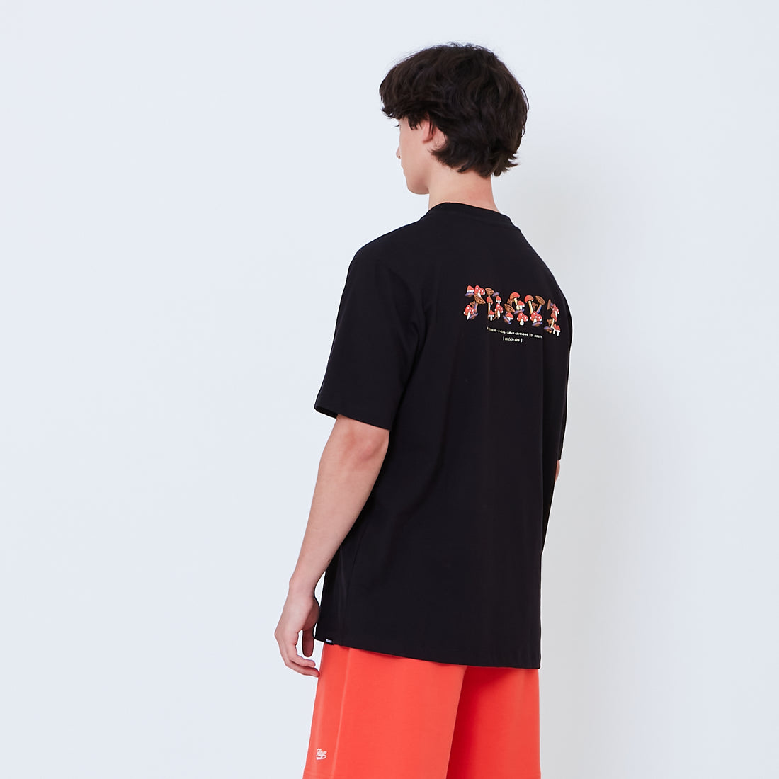 Men Graphic Tee - Black - SM2603069C