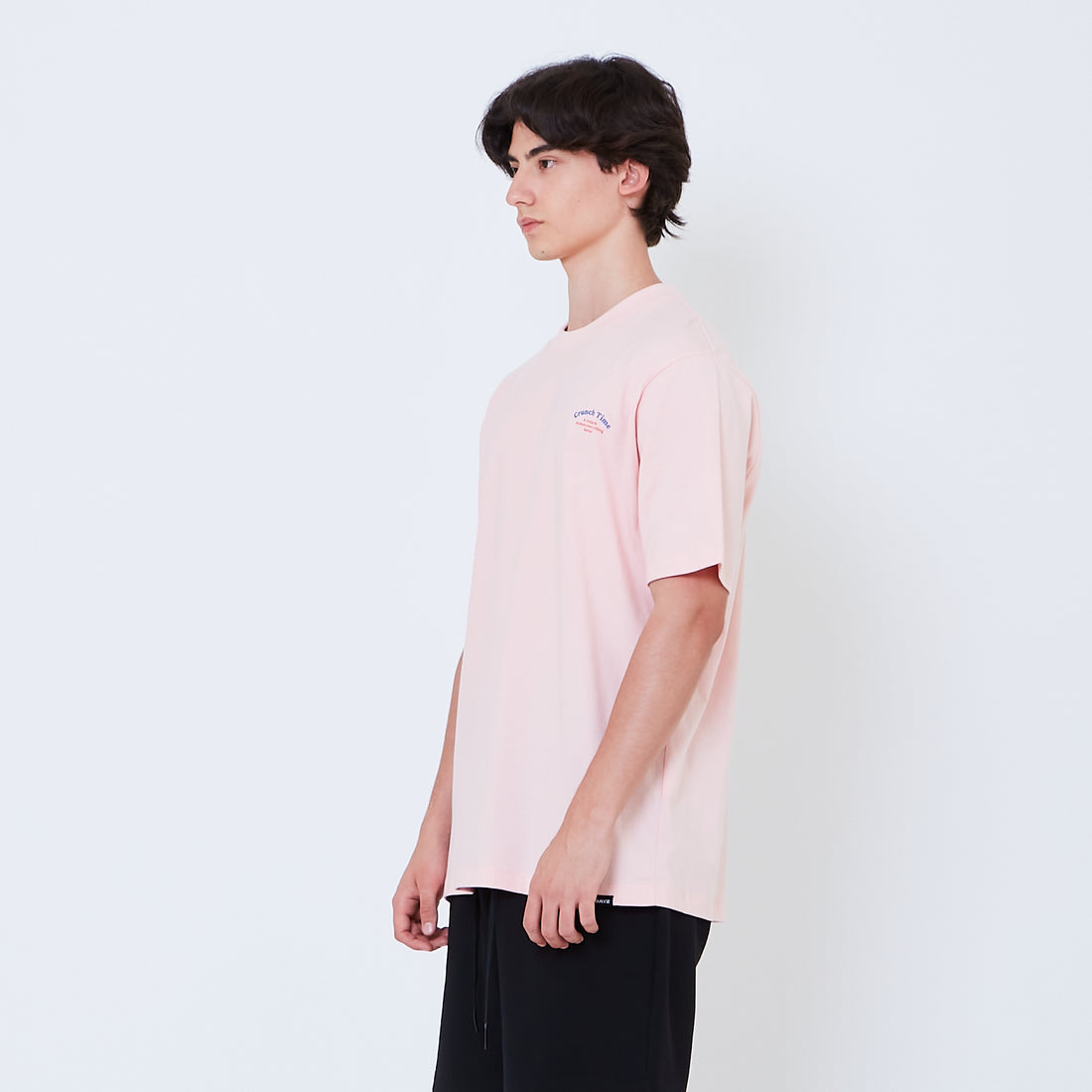 Men Graphic Tee - Light Pink - SM2603071A