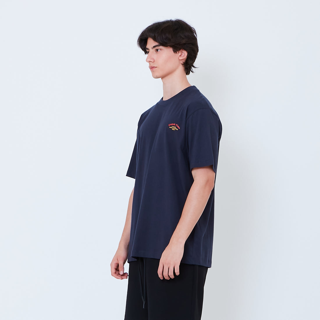 Men Graphic Tee - Navy - SM2603071B