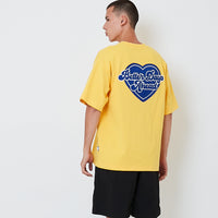 Men Embroidery Oversized Tee - Yolk - SM2604052B