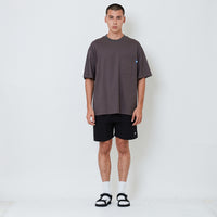 Men Nylon Shorts - Black - SM2604060D