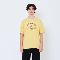 Men Graphic Tee - Yellow - SM2604072C