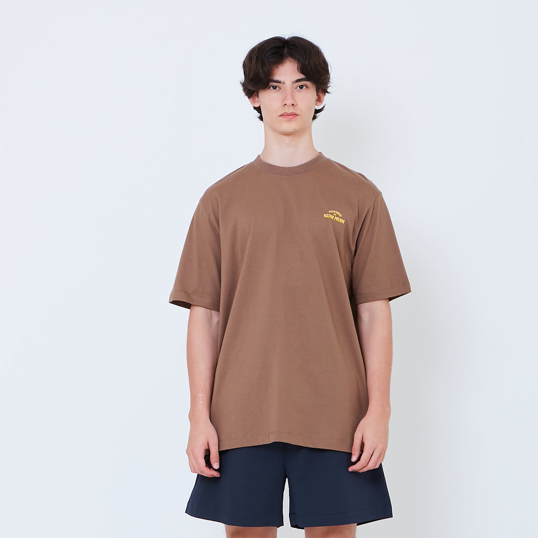 Men Graphic Tee - Brown - SM2604072E