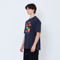 Men Graphic Tee - Navy - SM2604072F