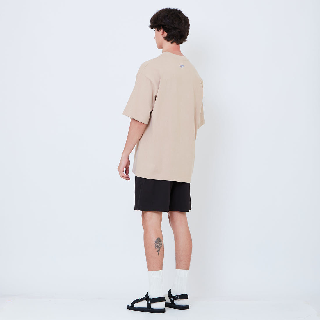 Men Textured Board Shorts - Black - SM2605064D