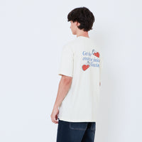 Men Graphic Tee - Ivory - SM2605074A