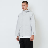 Men Oversized Parka - Light Grey - SM2605096A