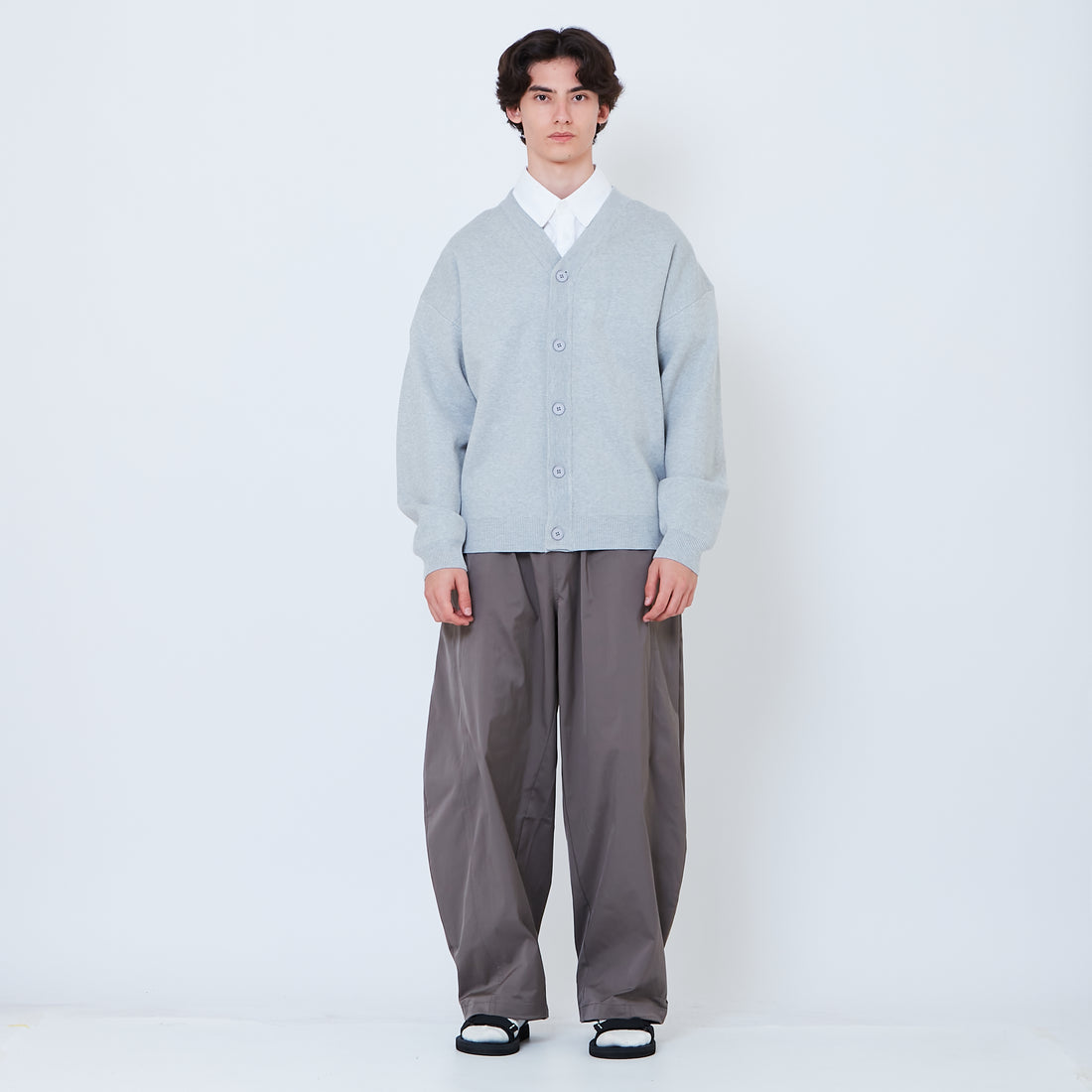 Men Nylon Pants - Metal - SM2605123A