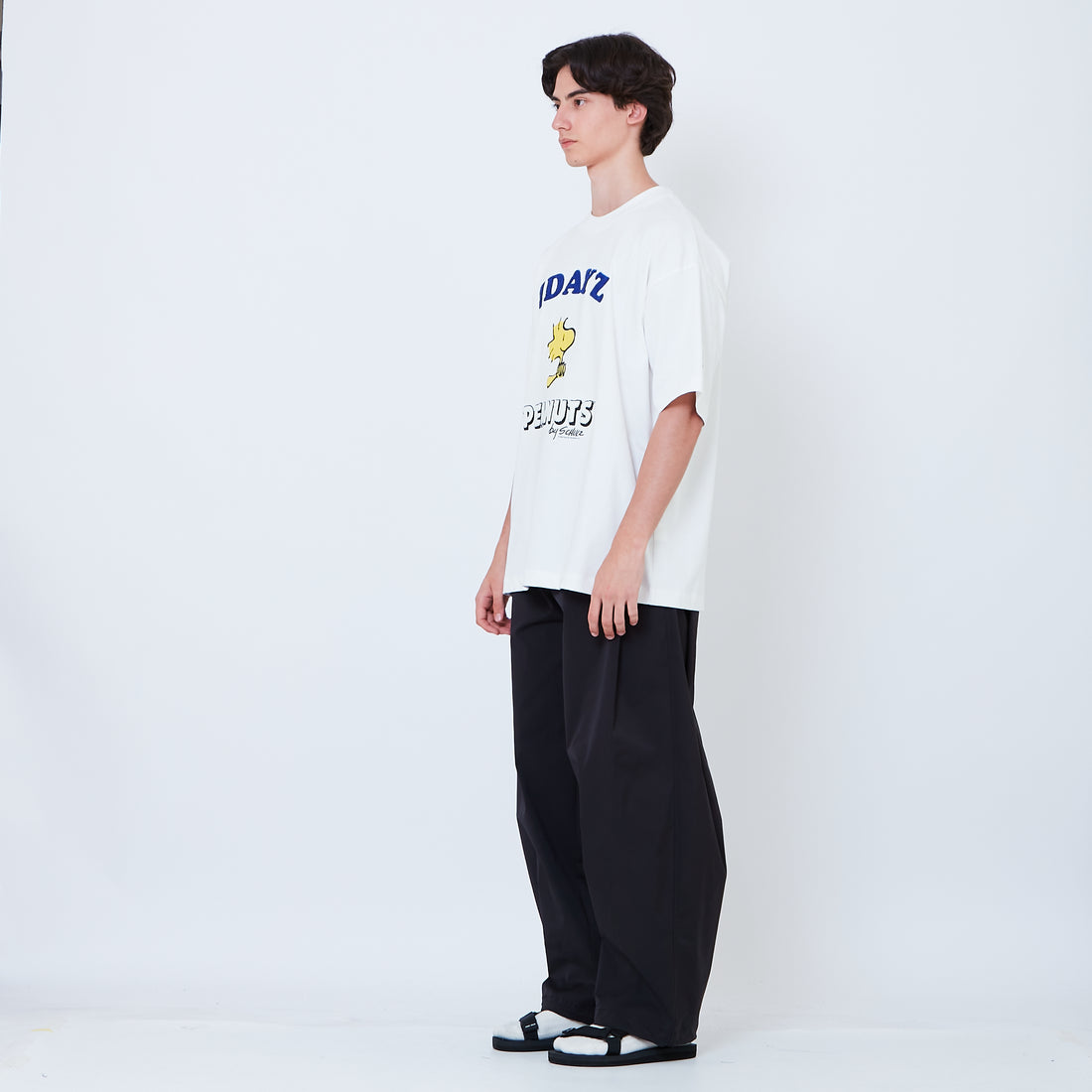 Men Nylon Pants - Black - SM2605123B