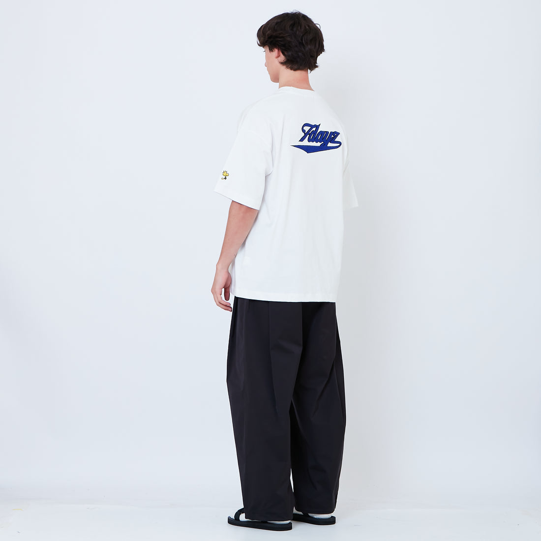 Men Nylon Pants - Black - SM2605123B