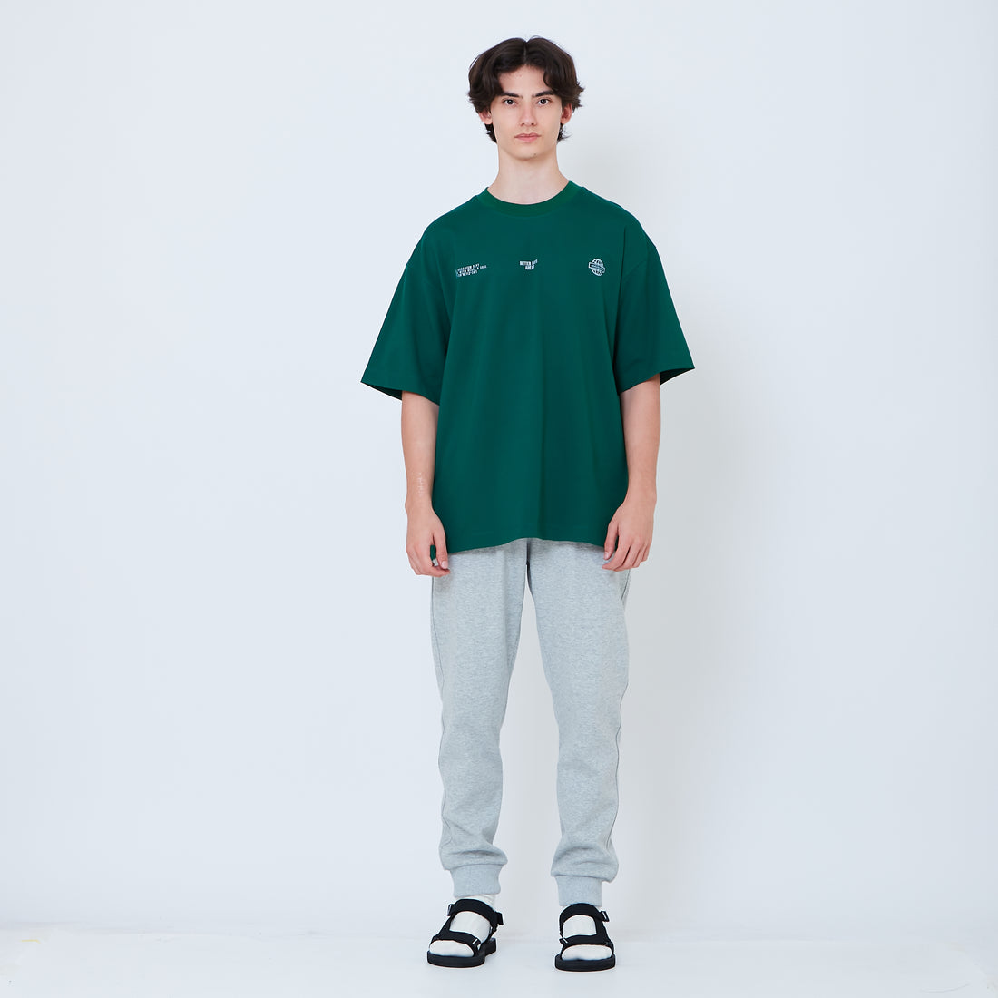 Men Sweatpants - Melange Grey - SM2606102B